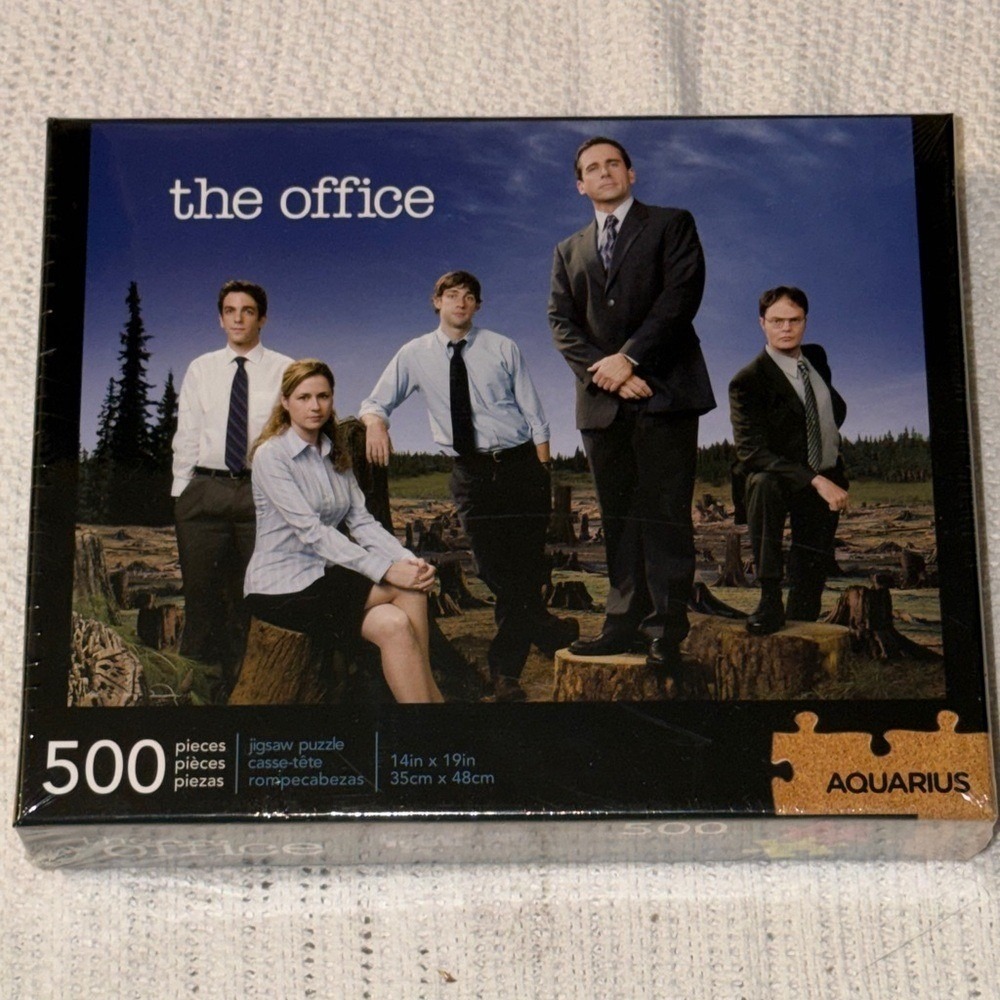 The Office TV Show 500 Piece‎ Jigsaw Puzzle Aquarius Michael Dwight Jim Pam NEW